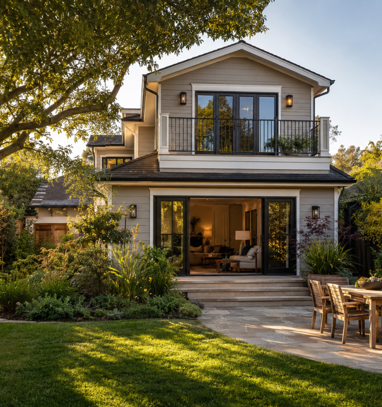 Building Up, Preserving the Backyard