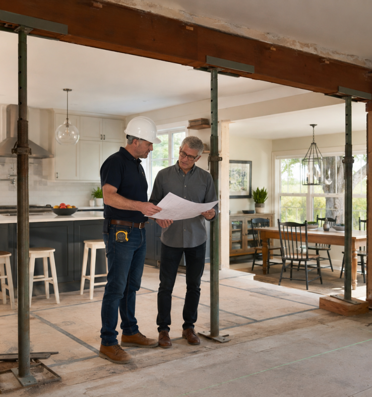 Engineer and contractor planning