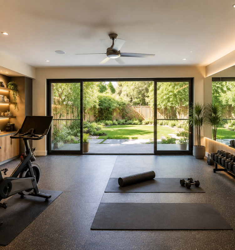 Garage Conversion Fitness Studio